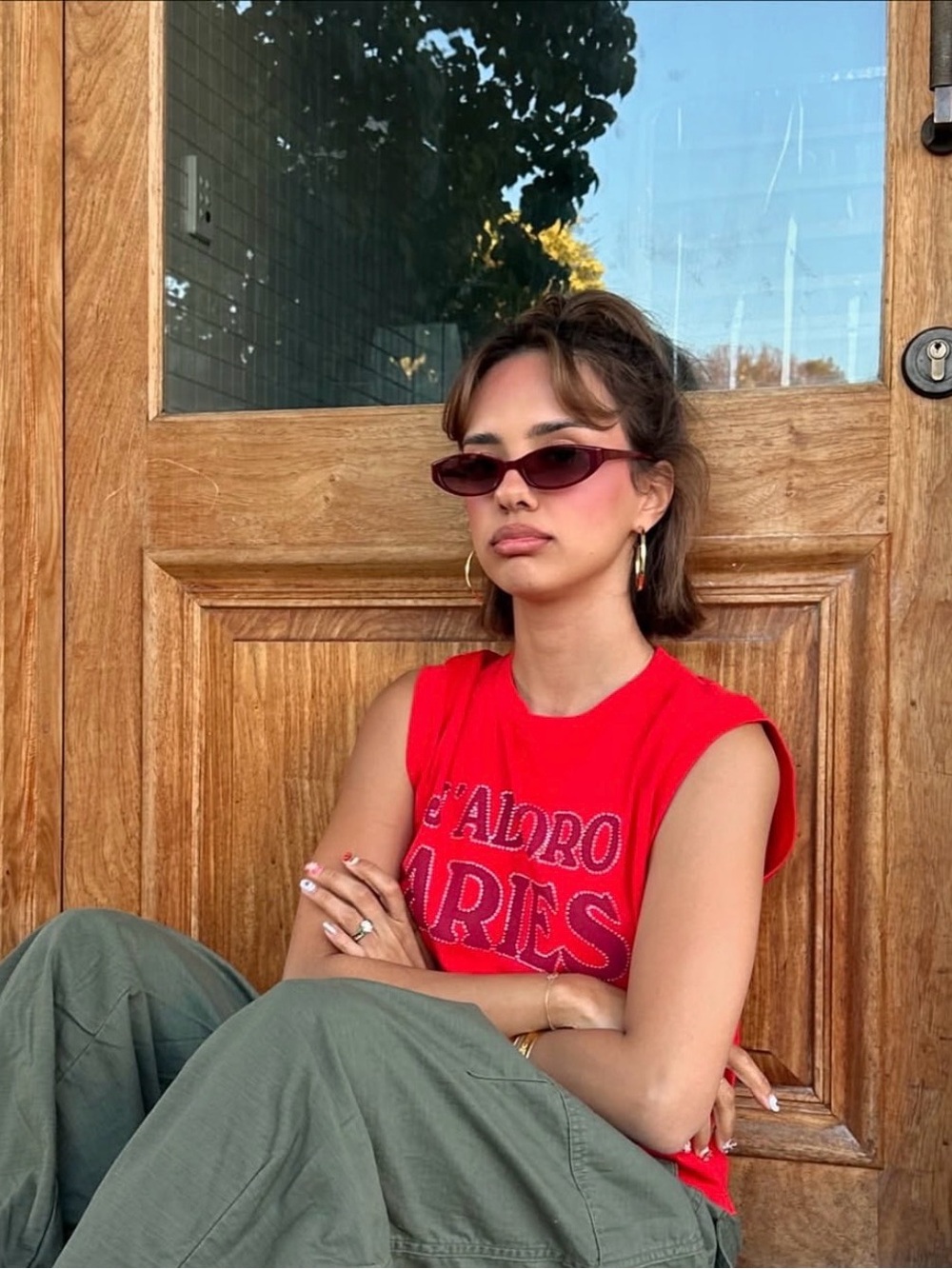 Shevoke SILON MAROON Sunglasses